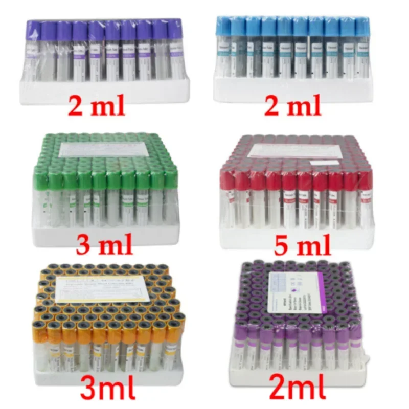 Medical Lab Youtube - Medizinisches Labor, Vakuum-Blutsammlung, Koagulation/Röhrchen/EDTA-Röhrchen, 2/3/5 ml,
