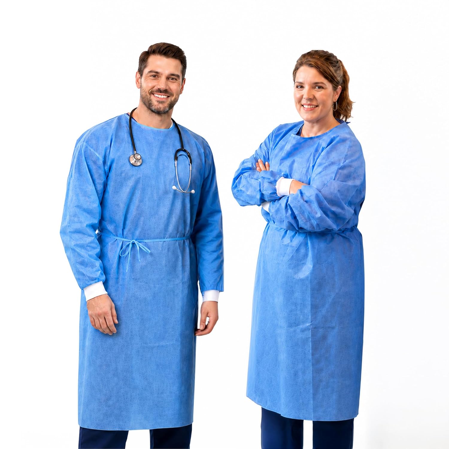 Medical Lab Gown - 3 Einweg-Schutzkleidung (PPE) – Isolations-Medizinröcke, Stufe