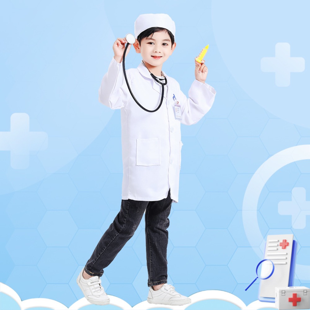 Medical Laboratory - Rollenspiel-Kostümset für Kinder, Arzt und Krankenschwester,
