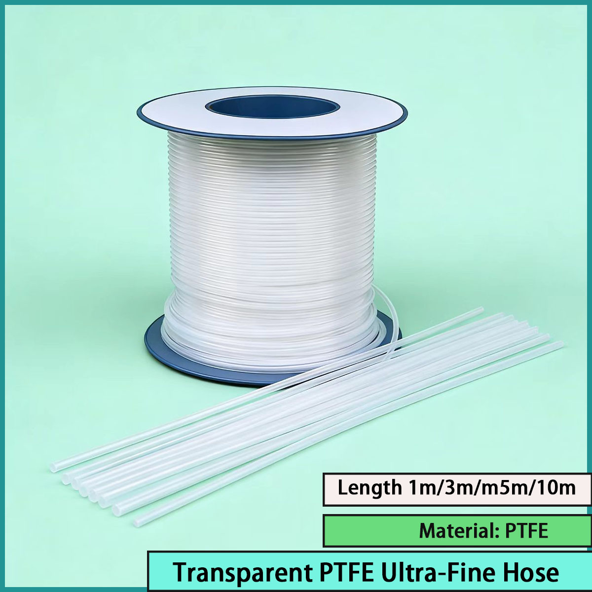 Medical Lab Youtube - Transparenter PTFE-Ultrafeinschlauch mit einer Länge von
