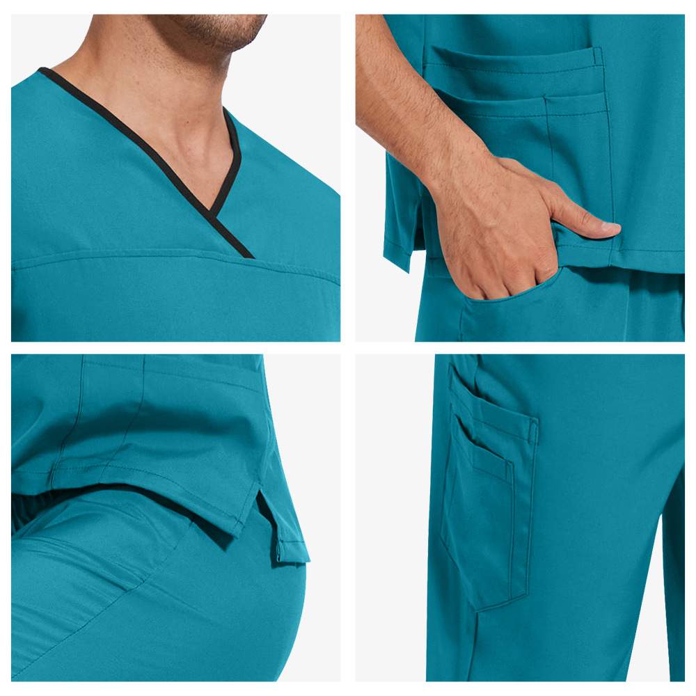 Dünner, kurzärmeliger OP-Arbei – Lab Coat Medical Bewertung und Preis