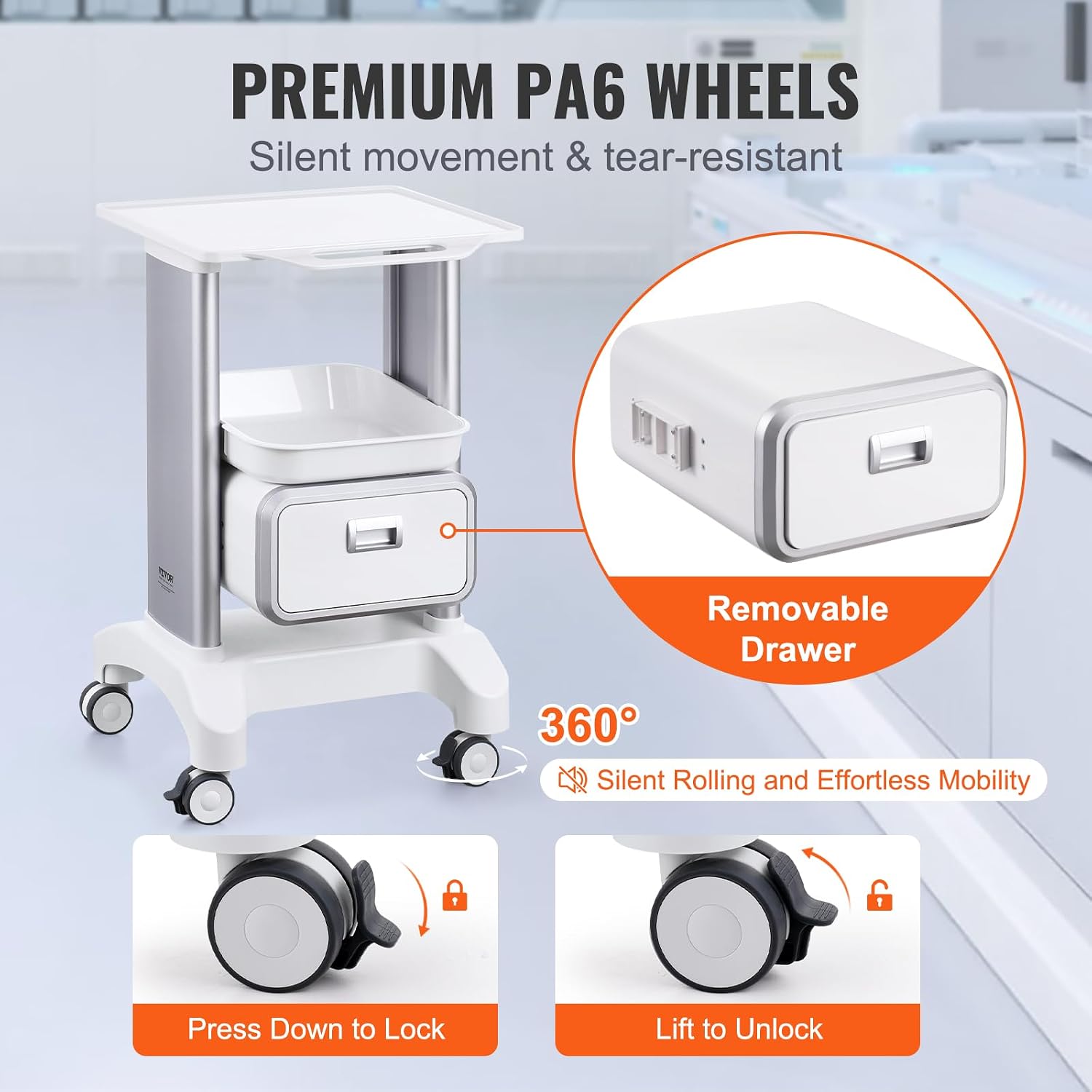 Medizinischer Aufbewahrungswag – Medical Lab Ultrasound Bewertung und Preis