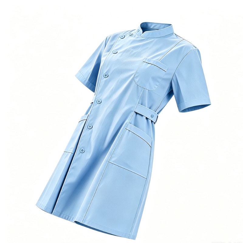 Kurzärmelige medizinische Arbe – Lab Coat Medical Bewertung und Preis