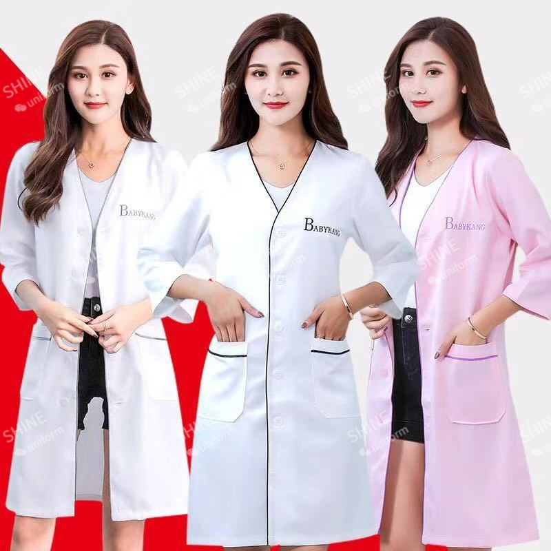 Schönheitsuniform, Kosmetikeri – Lab Coat Medical Bewertung und Preis