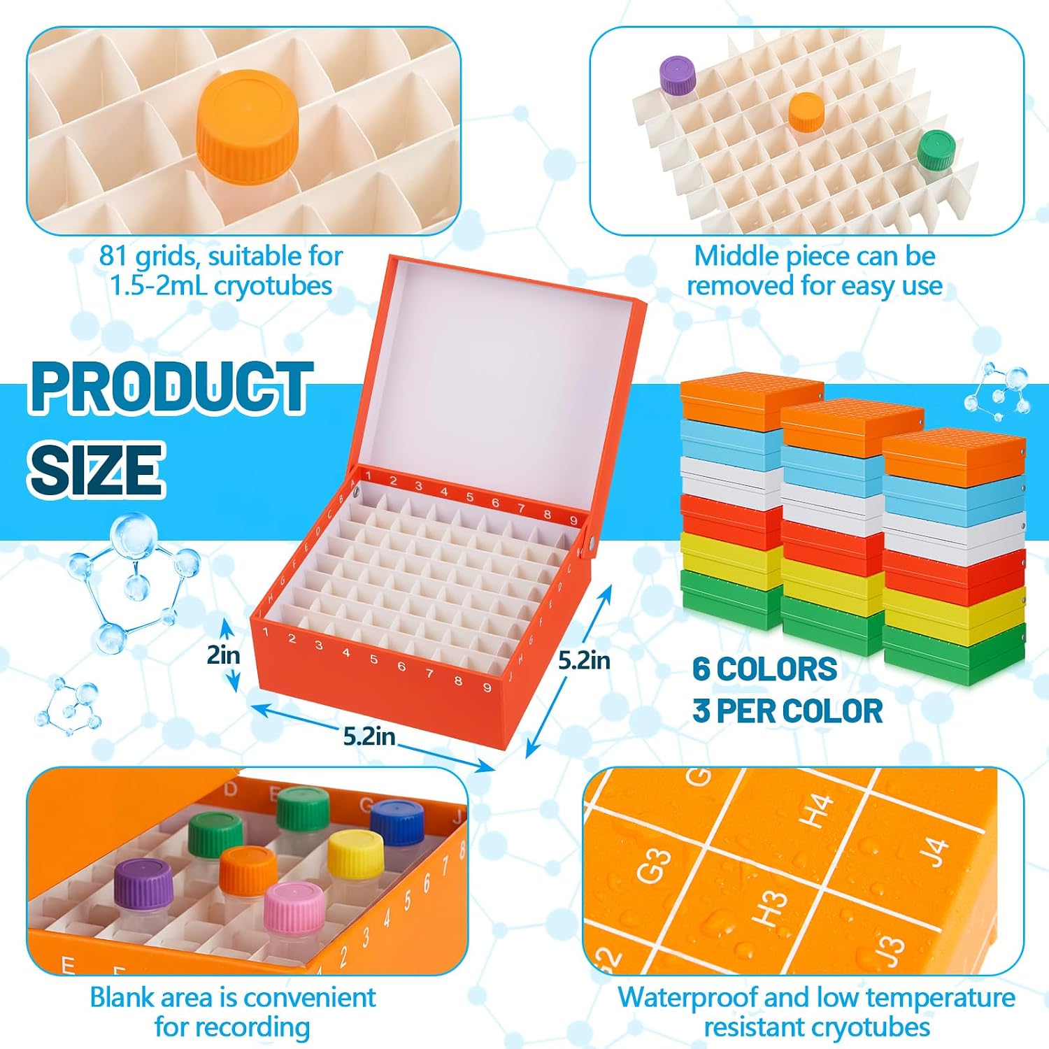 Papier-Gefrierbox mit 81 Fäche – Laboratory Centrifuge Bewertung und Preis